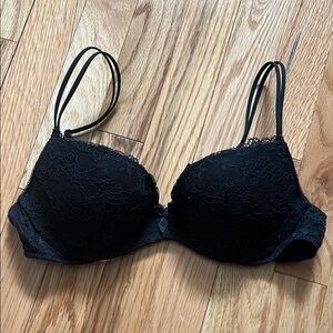 Elegant Black Lace Bra